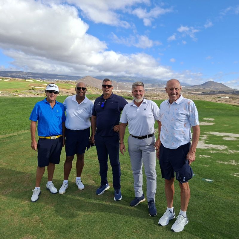 Periodistas especializados en golf visitando Golf del Sur en el Fam Trip
