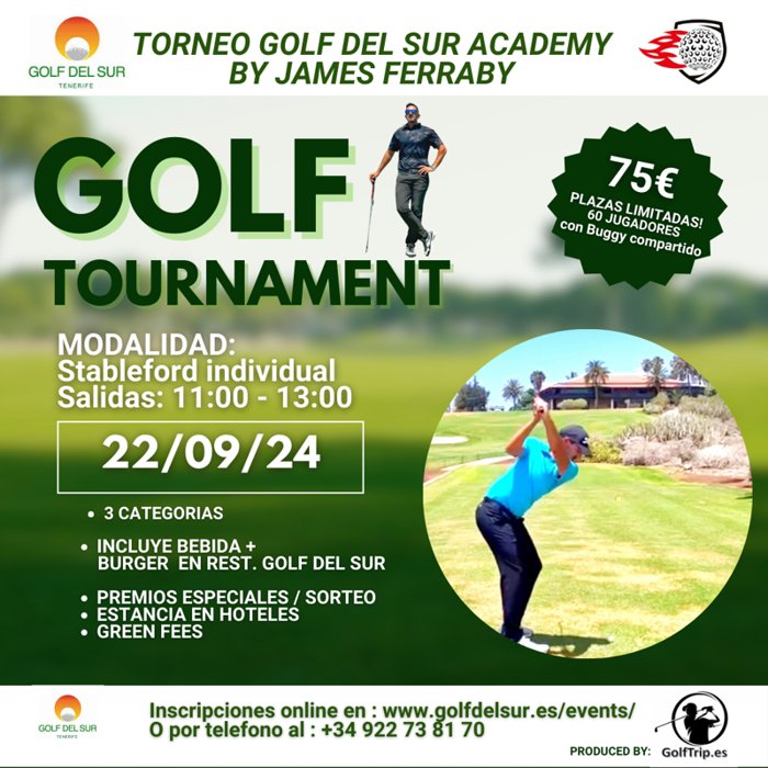 Torneo Golf Del Sur Academy by Jame Ferraby (22 de septiembre 2024)